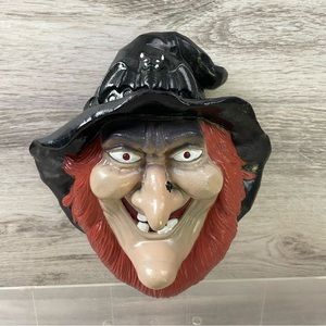 Vintage Halloween Cackling Laughing Witch Decoration 1991 Marty Toy Rare